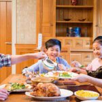 Thanksgiving for Asian family